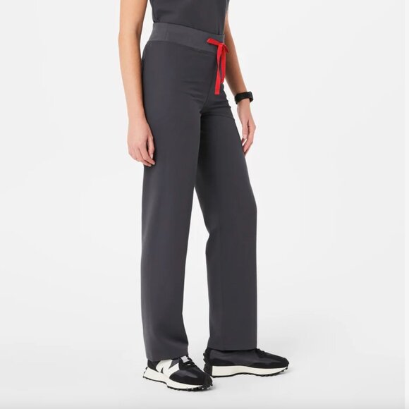Figs High Waisted Livingston Basic Scrub Pants gray plus size XXL nurse - Picture 9 of 11